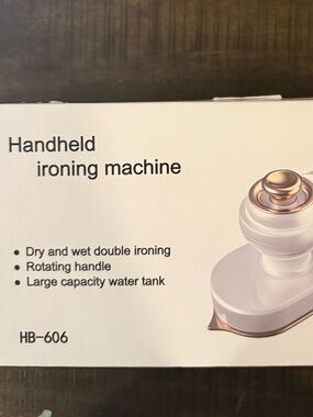 Title: Portable Handheld Garment Steamer Iron HB-606 Dry & Wet Ironing